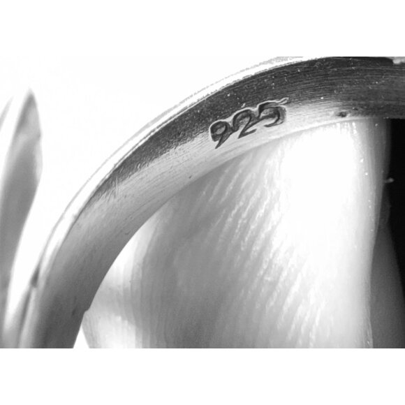 Día De Los Muertos Day of the Dead Skeleton Sterling Silver Adjustable Ring - Picture 4 of 6